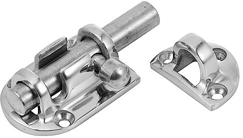 Gadpiparty Serrature Scorrevoli per Barche in Acciaio Inox Chiavistello per Porte e Finestre Catenaccio per Cancello di Sicurezza