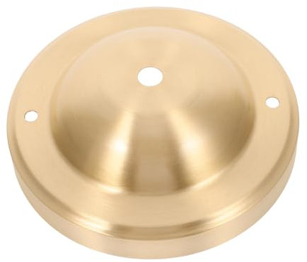 HONMEET Deckenhaken Lampenschirm Kronleuchter Herdabdeckplatte Deckenleuchten Decken Lampe Pendelleuchte Zubehör Abdeckplane Montageplatte Lampe Decke Lichter Deckenplatte Kupfer Golden