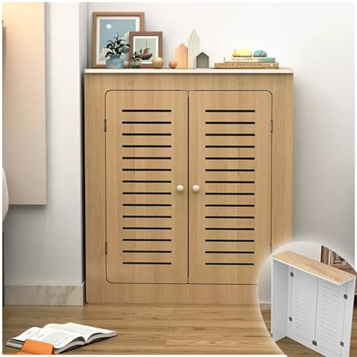 Moderner Wasserdichter Heizkörper- MDF Heizkörperverkleidung, Kunststoff-Platte Mit Horizontalen Lamellen Heizungsverkleidung, Entlüftungsbox Für Heizkörper, Für Küche Und Schlafzimmer(L16xH27xT8INCH)
