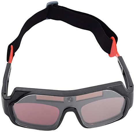 Niiyen Solarbetriebene, Schweißbrille, automatisch verdunkelnde Schweißbrille, solarbetriebene Schweißerbrille mit Augenbeinen für MMA und Wig, Schutzbrille Schweißer