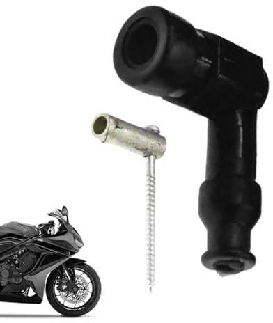 Duroecsain Connettore per candela di accensione, spina per moto | Manicotto impermeabile per candela motore – Pezzo di ricambio multicolore antipolvere senza resistenza per il motore