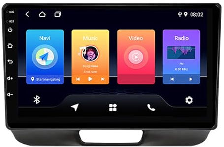 HIBIYA Android 14 2 Din Car Radio Stereo For Honda N-BOX 2011-2017 9 Inch Touchscreen Car Radio Car Accessories Multimedia Video Player Support Wifi FM Bluetooth Steering Wheel Control(H 4Core 1+32G)