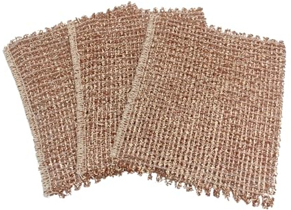 3 Pagen® Kupfertuch 3er-Set, 3 Stück Kupferlappen – Nachhaltig und ohne Chemie – Rostfrei, kratzfrei und abwaschbar – Kupfertücher mit antibakterieller Wirkung – 3 Stück 16 x 13 cm