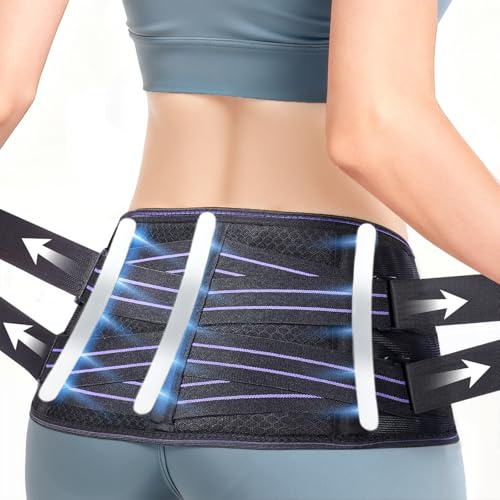 Ultra Sacroiliac SI Hip Belt for Women and Men, [Upgraded Medical-Grade] Adjustable Breathable Hip Brace, Sciatica Pain Relief Devices, Trochanter Brace for Relieving Lower Back Pain, Pelvic Pain & Sciatica (XX-Large)