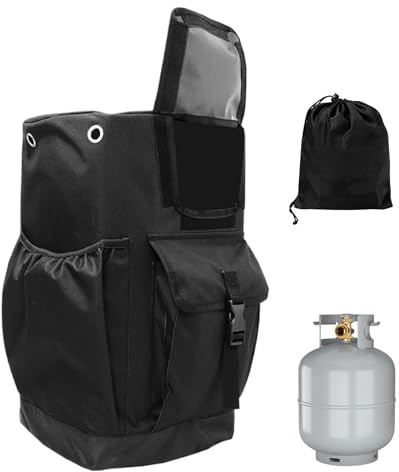 Couverture de gaz propane de 9 kg - protection imperméable, type avec cordon de serrage | couverture de gaz d'extérieur pour garder la sécurité pendant le camping, le Barbecu