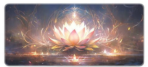 HGVDHS 900X400mm Anime Großes Mauspad Perfekte Präzision und Geschwindigkeit Gaming-Mausmatte, 3D-Druck rutschfestes Gummipad für PC-Büroschreibtisch