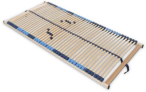 Betten-ABC Superflex NV MZV – 7-Zonen-Lattenrost zur Selbstmontage, Durchgehender Holm, 42 Leisten (Größe: 120x220)