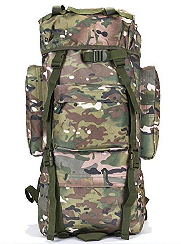 Interner Rahmen Trekking Rucksäcke Mit Regenschutz, 100l Militärische Taktischer Wasserdicht Wanderrucksack Gepäckbeutel-g 100l