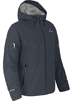 Bergson EGGEN Thermo | Herren Regenjacke - Leicht wattierte Herren Thermo-Regenjacke & Fahrradjacke, Normalgrößen, 100% wasserdicht (12.000 mm Wassersäule) & verschweißte Nähte, absolut Winddicht & s