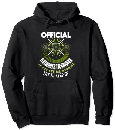 Offizieller Feuerwerk-Techniker, Feuerwerk-Pyrotechnik Pullover Hoodie