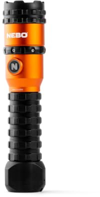 NEBO Master Series FL3000 - Torcia con 5 modalità di illuminazione, ricaricabile e impermeabile, accessori per campeggio ed escursionismo