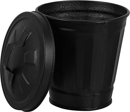 Alipis 2 Stücke Abfall Korb Mit Deckel Desktop Mülleimer Stilvolle Mülleimer Für Office Home