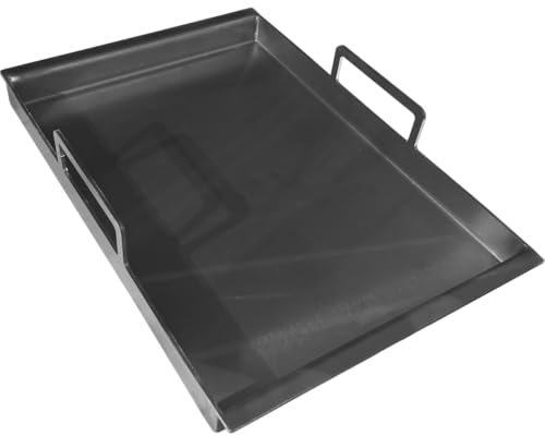 BABOSSA Grill Plancha aus V2A Edelstahl – Erstklassige Verarbeitung & perfekte Hitzeverteilung – kompatibel mit allen Broil King Baron & Crown Modellen – Teppanyaki Platte 100% Made in Germany
