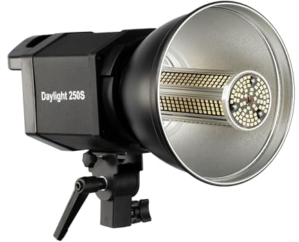 Walimex pro Videoleuchte mit moderner LED-Technik, 5000K Tageslicht, CRI 90+, 35 W Leistung, inkl. mit Gehäuse & Reflektor, ideal für Foto- und Videoaufnahmen