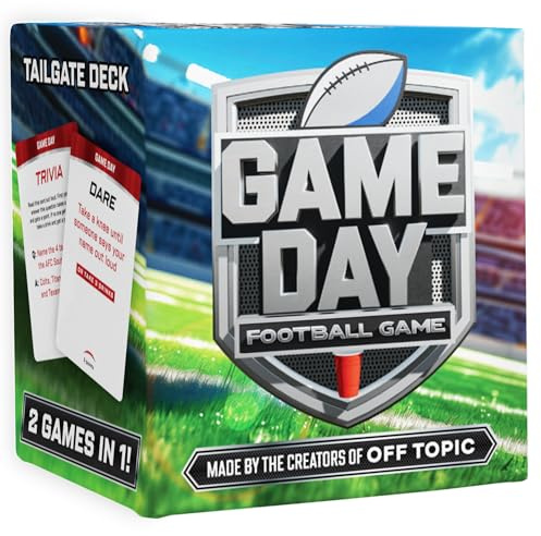 Off Topic Game Day Football Card Game - Party Game for Football Games