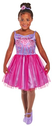 Rubies 1001108XXS000 Classic Barbie Ballerina Kids Fancy Dress, Multi, 3-4 Years Halloween