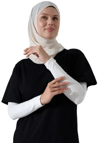 ihvan online, Manchons hijab pour femmes, manches de bras musulmanes pour prière, manches souples et extensibles pour couvrir les bras
