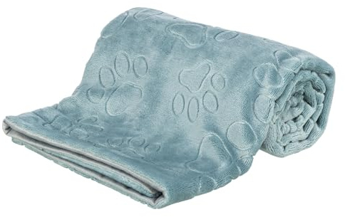 Trixie Hondendeken Barry Softpluche Blauw / Grijs