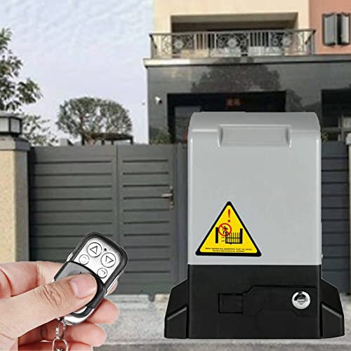 SFSLBFB Kit apricancello Automatico Scorrevole, Operatore per cancelli per carichi Pesanti, Operatore per cancelli di Sicurezza con Guida a cremagliera,550w#1000kgdoor