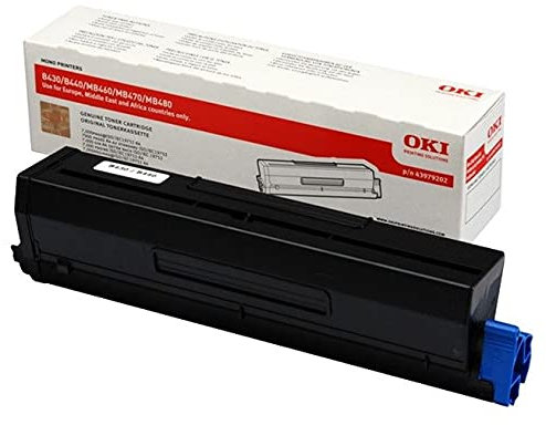 ECOPRO Original Toner passend für OKI B430 B440 MB460 MB470 MB480 - Schwarz - für 7.000 Seiten A4 - Code 43979202