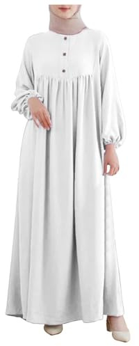 Abaya Damen Baumwolle Set Sommer Frühling Gebetskleid Burka Große Größe Für Frauen Kleidung Abaya-Set Lang Muslim Hijab-Kleid Elegant mit Kopftuch Gebetskleidung Muslimische Islam