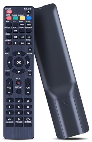 GOUYESHO Telecomando di ricambio per Majestic LED LCD TV TVD 232/S2 LED MP11 TVD-232 S2 LED MP11, TVD 232/S2 LED, TVD 224 LED, TVD 232 LED, TVD-232-LED, TVD-232S2LEDMP11, TVD-232S2LED, TVD-224LED