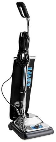 Upright Bagged Vacuum Cleaner, 12 Cleaning Path, 50ft Cord, 6-Position Height, Commercial