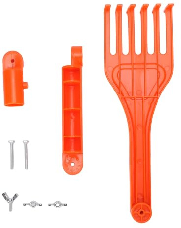 Haofy Mini Rastrello con Maniglia Rotante per Grondaie Spazi Stretti Angolare Angolo Regolabile Materiale Adatto per la Pulizia del Tetto Detriti di Rimozione del Cortile di