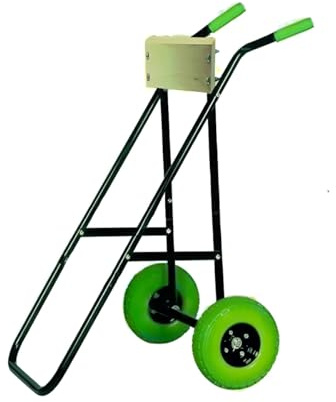 wellenshop Außenborder-Transportwagen bis 40 kg Klappbar mit PU-Pannenschutzrädern Motorwagen Bootsmotor