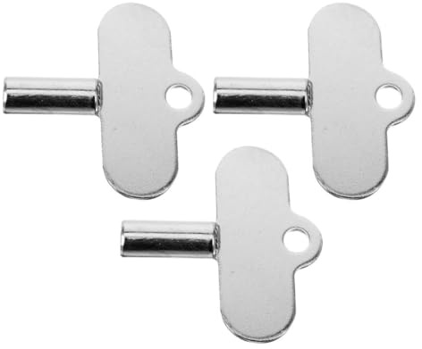 SOIMISS 3pcs Radiator Valve Key Set Made of Zinc Alloy Compact and Ergonomic Design for Easy Bleeding and Plumbing Tasks in Home and Professional Use