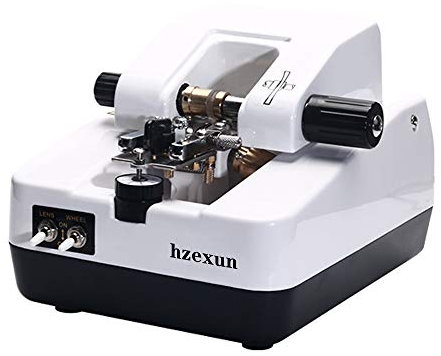 hzexun Machine à Rainurer Les Lunettes Optiques Rainureuse d'objectif Rainureuse de Lentilles pour PC/Objectif en Résine 220V