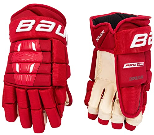 Bauer S21 PRO Series Senior RED14 Guantes de hockey sobre hielo
