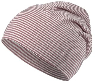 Sterntaler GOTS Beanie Ringel - Babymütze aus Singlejersey (Bio) gestreift - anschmiegsame Unisex Beanie Mütze variabel tragbar - Baby und Kinder Übergangsmütze, graublau