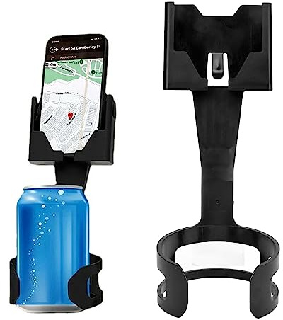 Soporte para Teléfono Móvil de Automóvil Con Portavasos de 3-4 Pulgadas, Plástico ABS