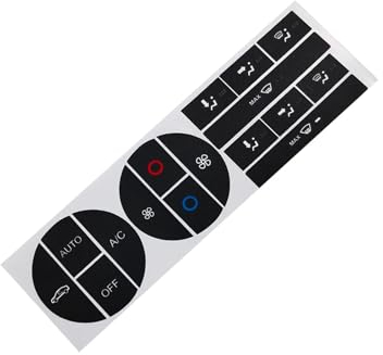 Automobilinnenraum Kompatibel Mit Ford Für Mondeo MK3 2000–2007, Knopf-Reparatur-Aufkleber, Innen-Tuning, Auto-Aufkleber, Klimaanlage, Klima-Bedienfeld