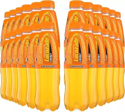 Luco Zade Orange Energy Fizzy Drinks 6 Case of 4 x 380ml Bottles 24pack