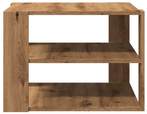 HEFZGDB Couchtisch Artisan-Eiche 58x58x40 cm Holzwerkstoff Coffe Table Fernsehtisch Satztische Fürs Wohnzimmer Beistelltisch Klein für Garten Innenhof Café Wohnzimmer