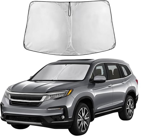 EcoNour Windshield Sunshade for Honda CRV 2023-2024 2025 2026 Sun Visor for Front Windshield & Window Sun Shade Cover, UV Heat Blocker & Protector, Car Accessories
