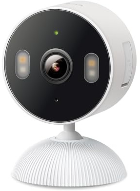 Tapo 1080p Indoor/Outdoor Security Camera - Free Person/Motion/Baby Cry Detection, Color Night Vision, IP65 Weatherproof, SD/Cloud Storage, Works w/Alexa & Google Home HybridCam