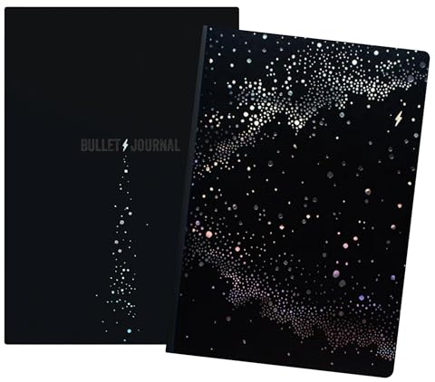 LEUCHTTURM1917 The Official Bullet Journal Artist Edition 2024 - Designed by Sarita Walsh - Notizbuch für BuJo mit goldenen Akzenten und Vergoldung - BuJo Pocket Guide enthalten