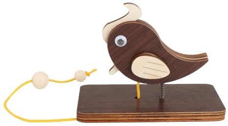 QUXVUIS Lustiges, kreatives Kinderspielzeug, dekorative Türklingel, Macht die Ankündigung von Gästen, Abenteuer Türklingel, handgefertigte aus Holz, Türklopfer aus Holz, für Eingang,