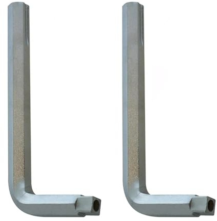 MSQUARE Radiator Allen Key, Durable Construction, Key Tool, Precision Fit, Rust-Resistant, Easy Grip Design, Home & Professional Use, Ideal for Radiator Venting and Maintenance (Pack of 2)