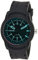Diesel Herrenuhr Armbar Silicone, ZweizeigerDatumsanzeige, 45 mm Gehäuse aus schwarzem Polycarbonat mit Silikonarmband, DZ1819