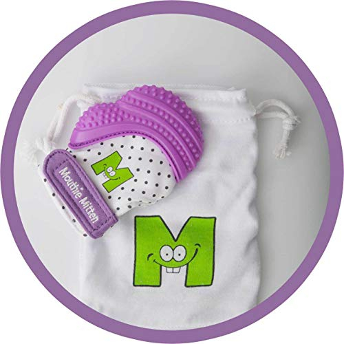 Mouthie Mitt Baby Zahnungshandschuh, Violett