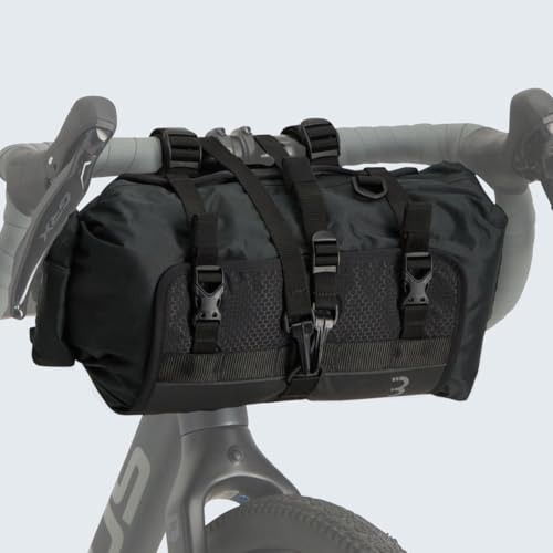 BBB Cycling Fahrrad Tragetasche Vorne Wetterfest, Front Fellow Lenker Gepäckträger Tasche, BSB-141, Schwarz, M
