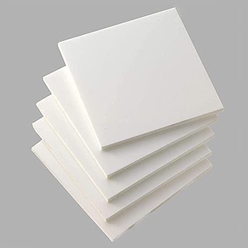 nattmann POM Platte Zuschnitt 2-30 mm/Farbe: Weiß/Natur/DELRIN TENAC SUSTARIN (30 mm, 195 x 195 mm) - nach Maß/Wunschmaß möglich