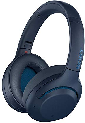 Sony WH-XB900N Casque Bluetooth à réduction de Bruit Extra Bass avec micro pour appels téléphoniques, Optimisé pour Google Assistant et Amazon Alexa, Bleu