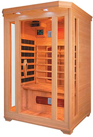 XXL Luxus LED Infrarotsauna Infrarotkabine-Wärmekabine Sauna +Radio USB MP3