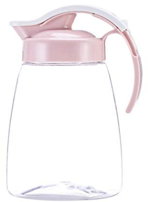 Cabilock Carafe à Boisson Résistante Chaleur Pichet Plastique Pour Eau Jus Et Thé Froid s Rose