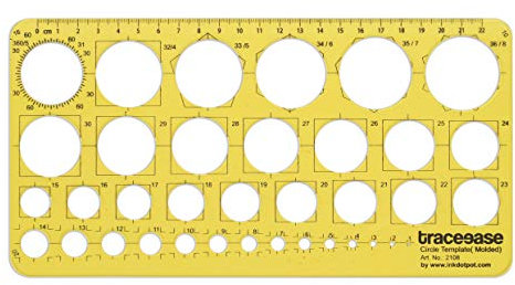 Traceease Geometrischen Entwurf Kreisschablone Zeichnung Schablone, Vorlage Entwerfen Lineal Messen